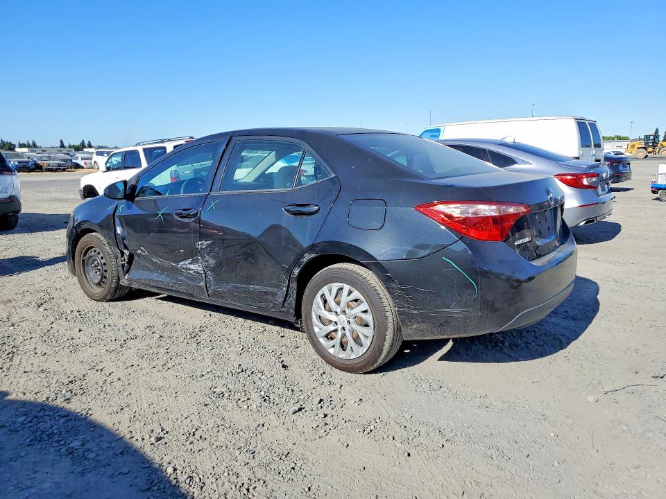 2017 Toyota Corolla VIN 5YFBURHE9HP646253 COPART salvage auction — SIDE, CA - SALVAGE CERTIFICATE, sold $3,950 on 2026-07-09 (photo 2)