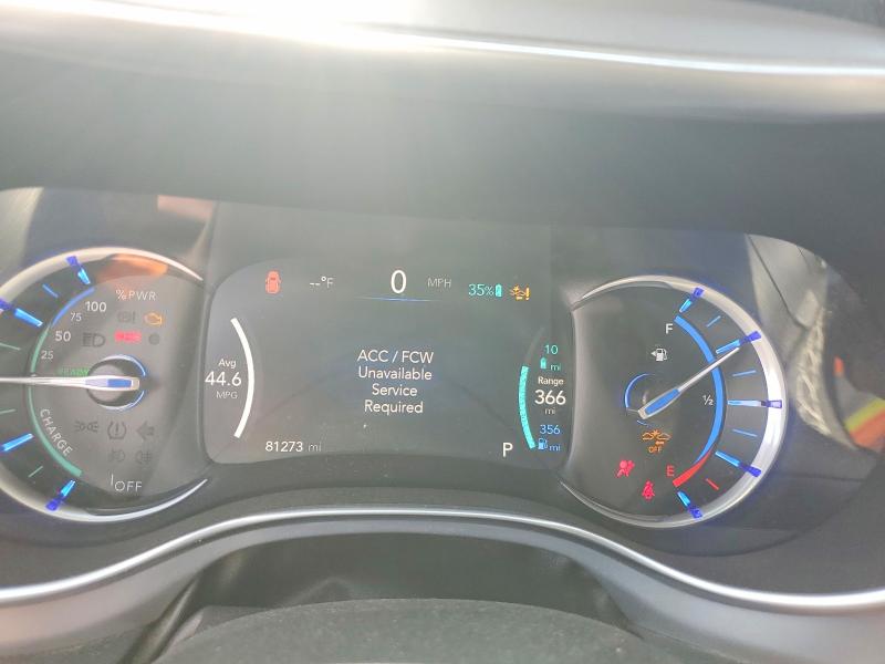 2020 Chrysler Pacifica VIN 2C4RC1N72LR112190 COPART salvage auction — FRONT END, Nj - Cert Of Title-Salvage, sold $7,200 on 2026-07-29 (photo 9)