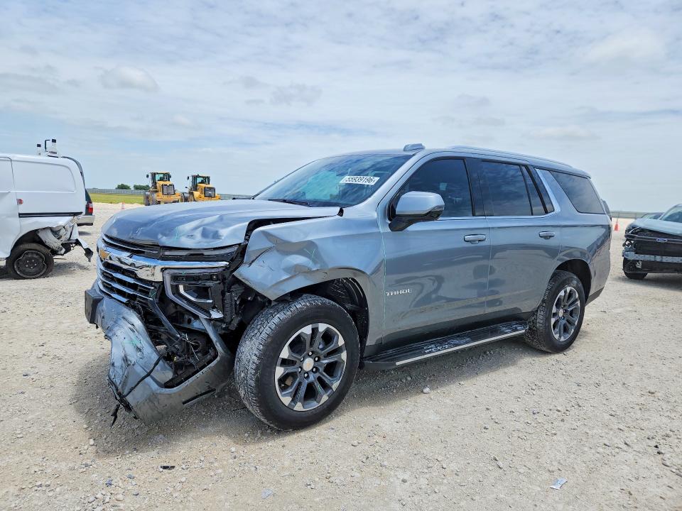 2026 Chevrolet Tahoe VIN 1GNS5NKD7TR145857 COPART salvage auction — FRONT END, Tx - Salvage Vehicle Title, sold $19,000 on 2026-07-30 (photo 1)