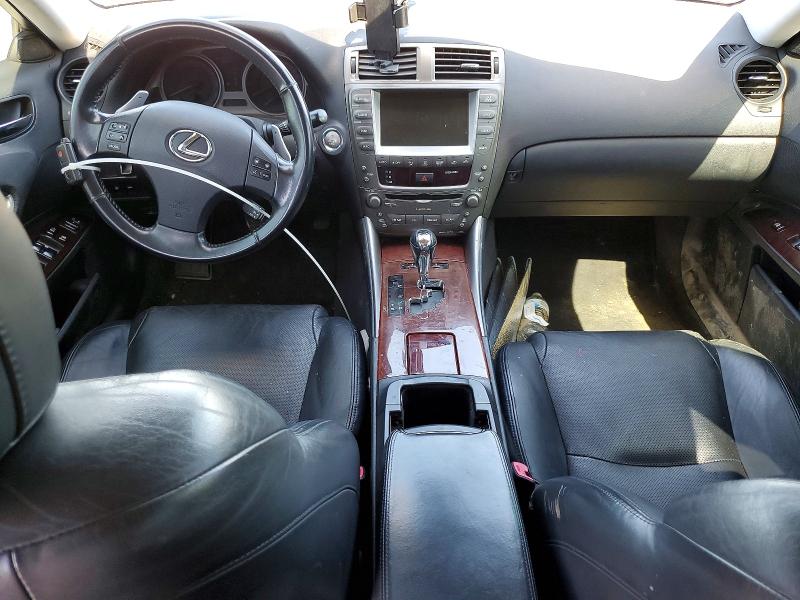 2008 Lexus Is 250 VIN JTHBK262X82076749 COPART salvage auction — WATER/FLOOD, CA - SALVAGE CERTIFICATE, sold $250 on 2026-07-13 (photo 8)