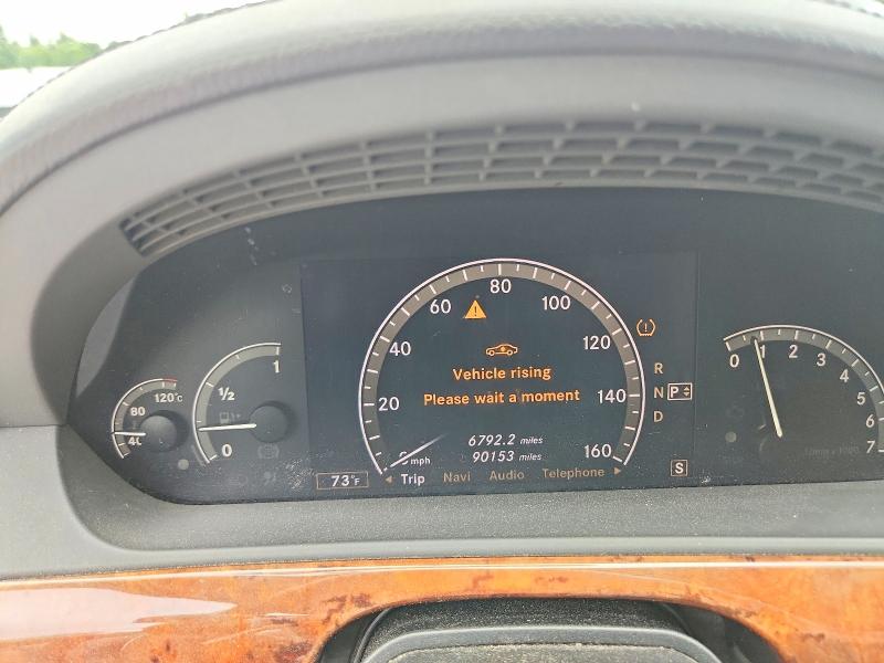 2007 Mercedes-benz S class VIN WDDNG71X77A046814 COPART salvage auction — SIDE, MA - CERT OF TITLE-RECONSTRCTD COLL, sold $325 on 2026-07-23 (photo 9)