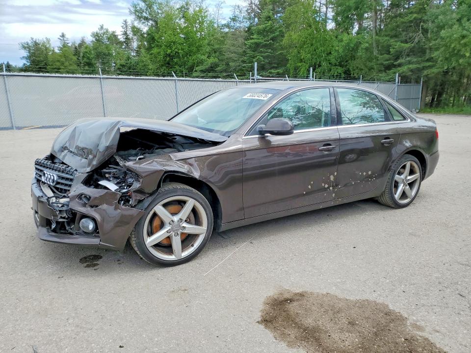 2011 Audi A4 VIN WAUFFCFL2BA101997 COPART salvage auction — FRONT END, ON - PERMIT SALVAGE, sold $300 on 2026-07-23 (photo 1)
