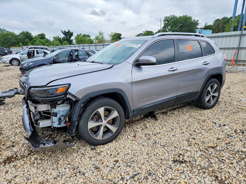 2019 Jeep Cherokee VIN 1C4PJMDX2KD423295 COPART salvage auction — FRONT END, Salvage Title, sold $2,150 on 2026-07-31 (photo 1)