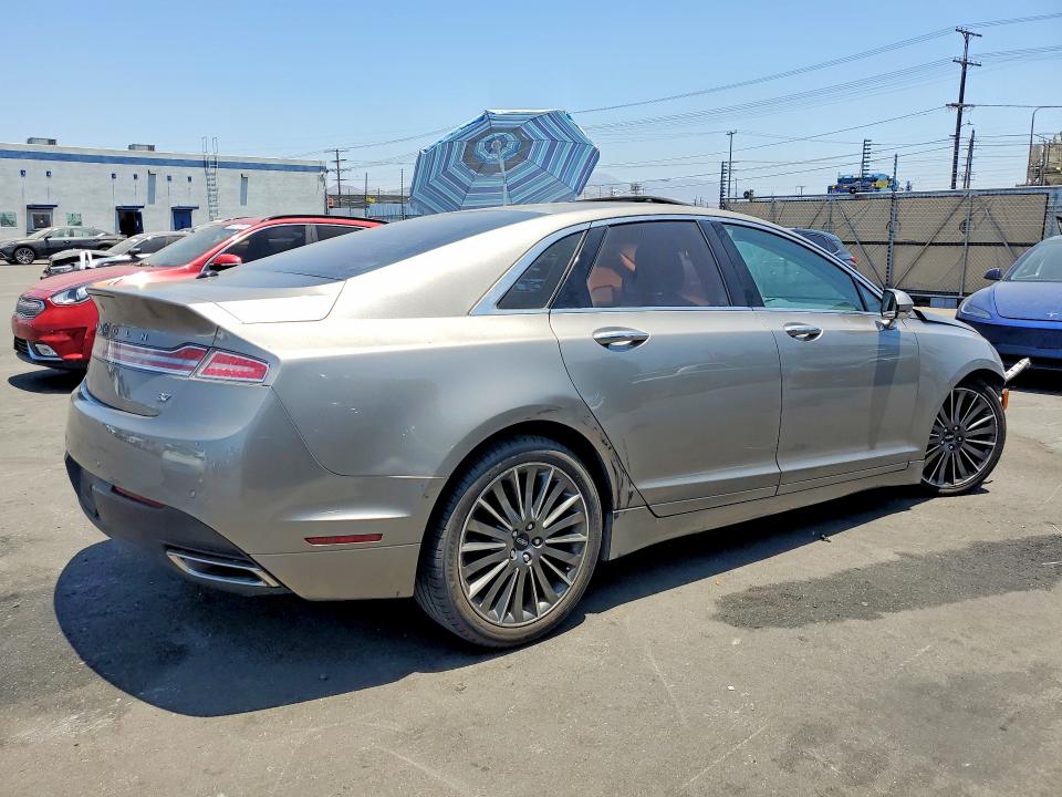 2015 Lincoln Mkz VIN 3LN6L2GK0FR617844 COPART salvage auction — FRONT END, Ca - Salvage Certificate, sold $250 on 2026-07-27 (photo 3)
