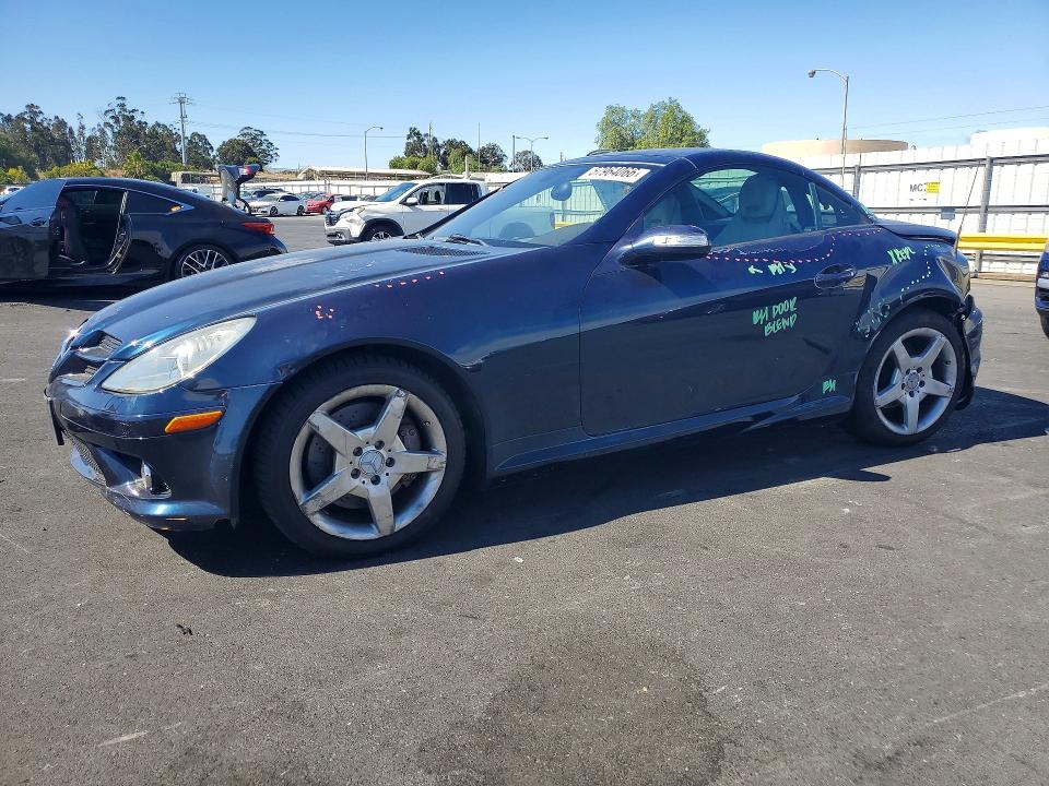 2005 Mercedes-benz Slk-class VIN WDBWK56F05F056455 COPART salvage auction — REAR END, Ca - Salvage Certificate, sold $500 on 2026-07-27 (photo 1)