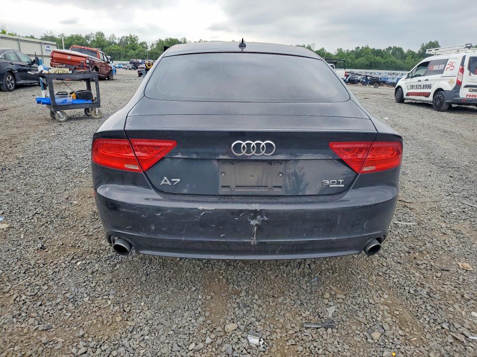 2012 Audi A7 VIN WAUSGAFCXCN016030 COPART salvage auction — FRONT END, Nj - Cert Of Title-Salvage, sold $675 on 2026-07-21 (photo 6)