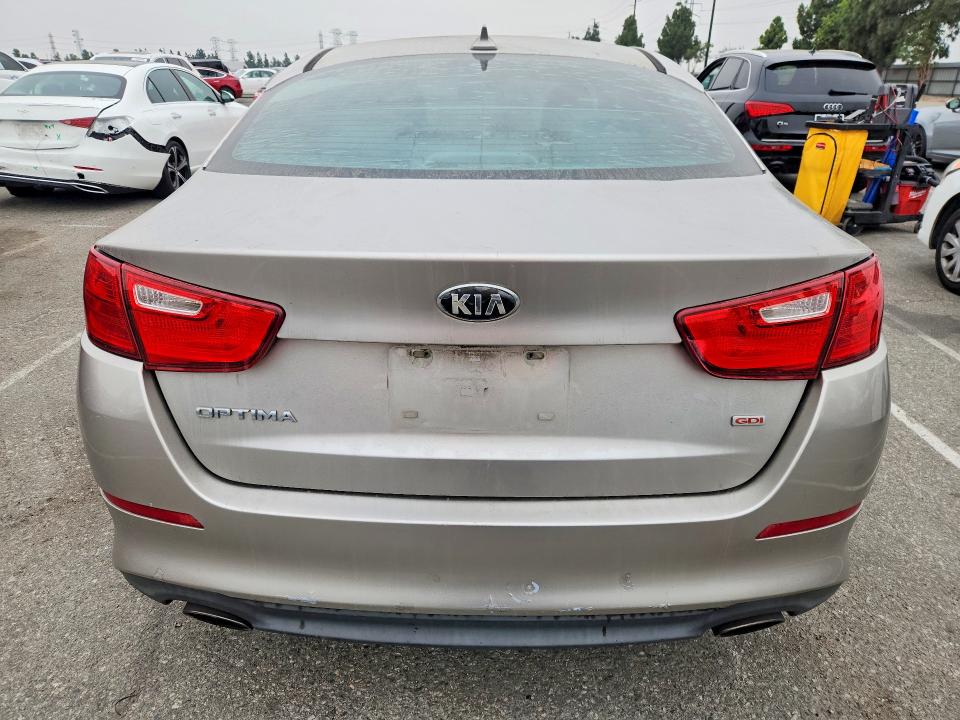 2014 Kia Optima VIN 5XXGM4A73EG341923 COPART salvage auction — NORMAL WEAR, Ca - Dis/Dlr/Exp Only Clean Title, sold $1,650 on 2026-07-28 (photo 6)