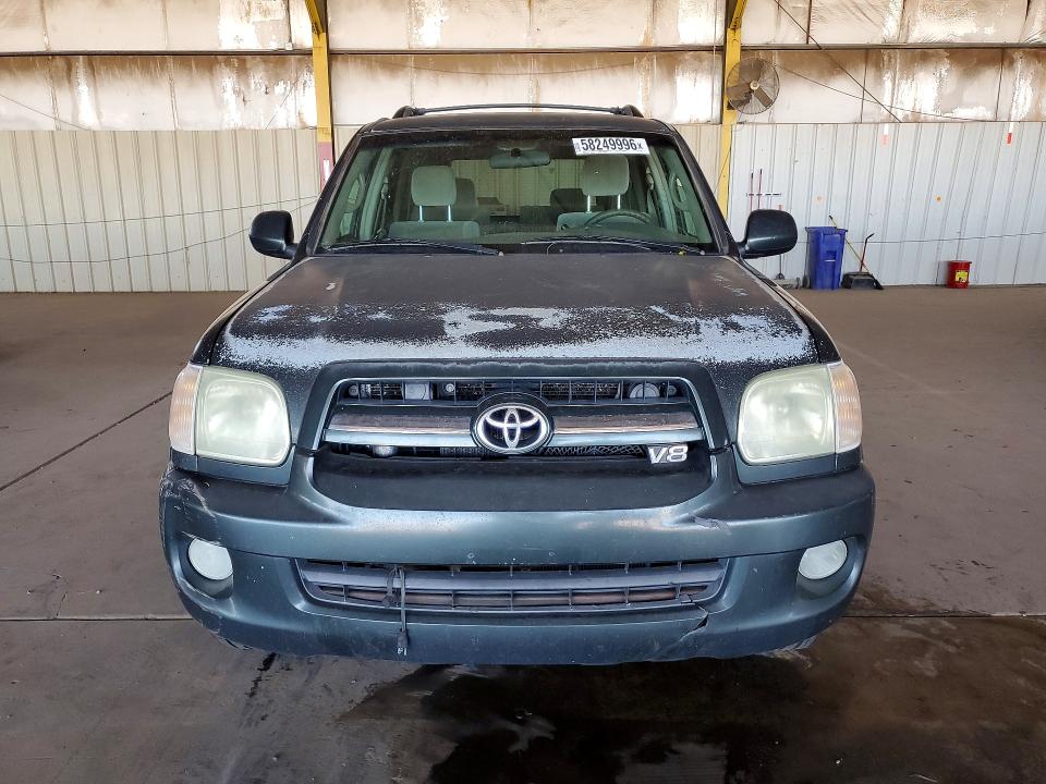 2006 Toyota Sequoia VIN 5TDZT34A66S279706 COPART salvage auction — FRONT END, Az - Certificate Of Title, sold $875 on 2026-07-15 (photo 5)