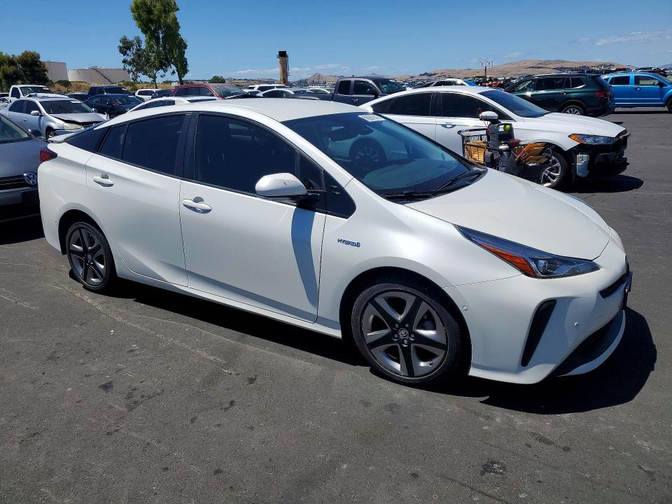 2019 Toyota Prius VIN JTDKARFU2K3093478 COPART salvage auction — REAR END, Ca - Salvage Certificate, sold $6,000 on 2026-07-13 (photo 4)
