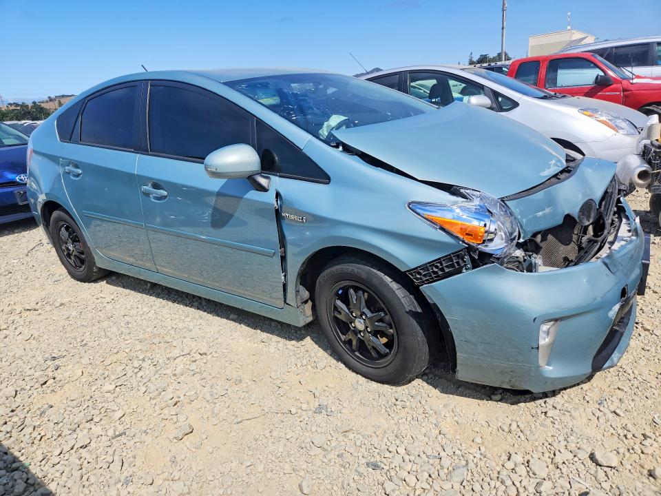 2013 Toyota Prius VIN JTDKN3DU0D1615625 COPART salvage auction — FRONT END, CA - SALVAGE CERTIFICATE, sold $525 on 2026-07-14 (photo 4)