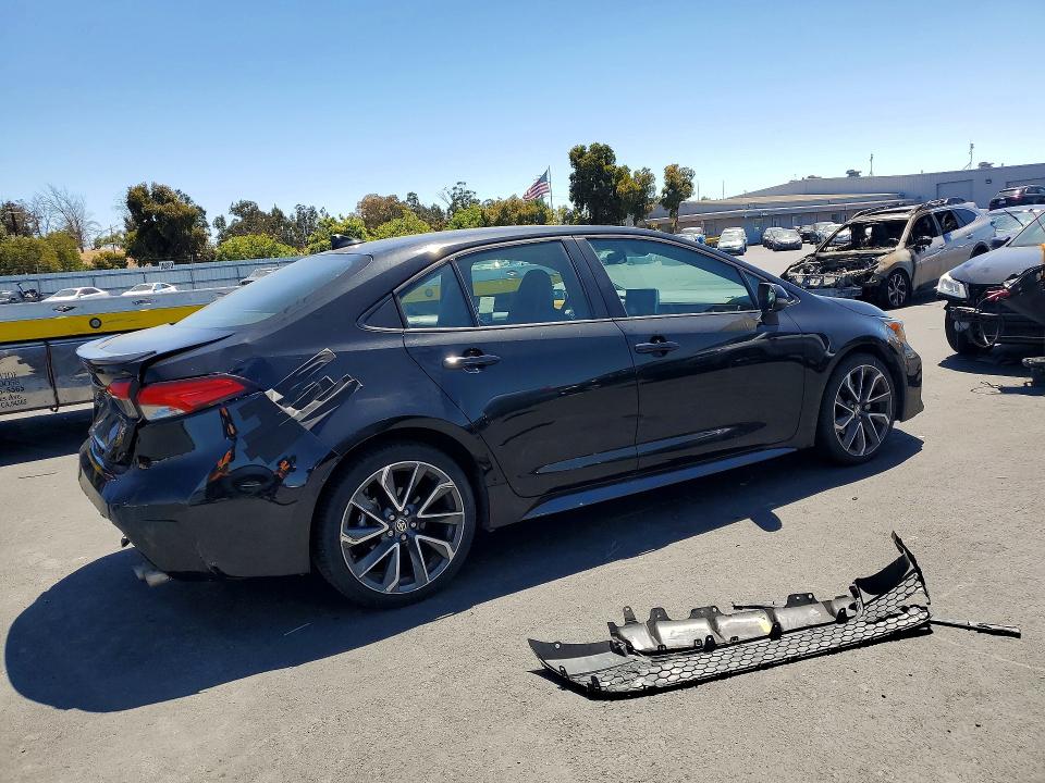 2020 Toyota Corolla VIN 5YFT4RCE2LP035310 COPART salvage auction — REAR END, Ca - Salvage Certificate, sold $5,900 on 2026-07-13 (photo 3)