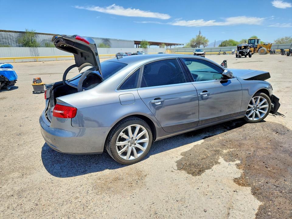 2013 Audi A4 VIN WAUEFAFL1DN025121 COPART salvage auction — FRONT END, Az - Cert Of Title - Salvage, sold $275 on 2026-07-31 (photo 3)