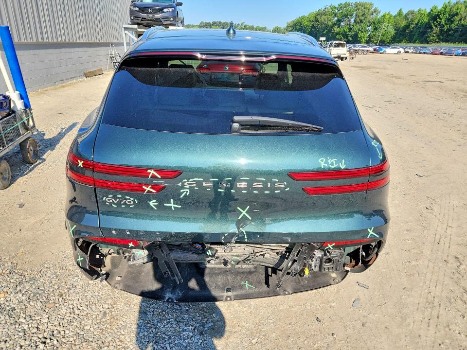 2024 Genesis Gv70 VIN 5NMMCET14RH001238 COPART salvage auction — REAR END, Va - Cert Of Title - Salvage, sold $20,400 on 2026-07-28 (photo 6)