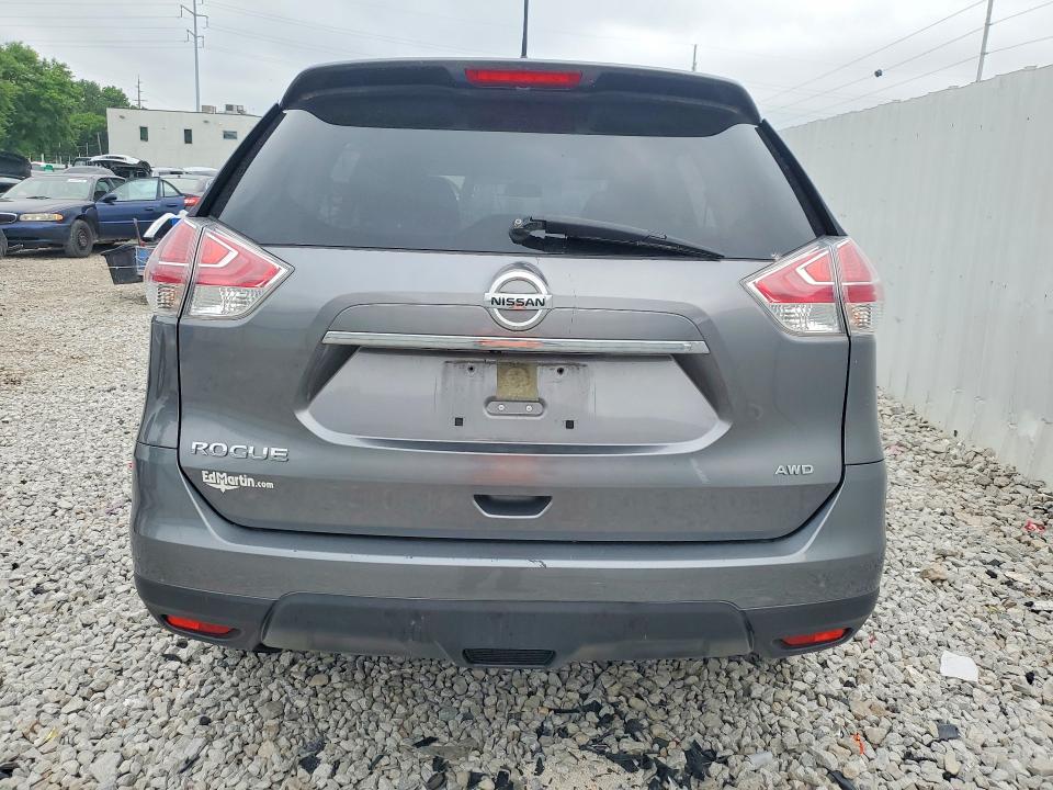2016 Nissan Rogue VIN JN8AT2MV1GW145055 COPART salvage auction — FRONT END, Mt - Certificate Of Title, sold $600 on 2026-07-13 (photo 6)