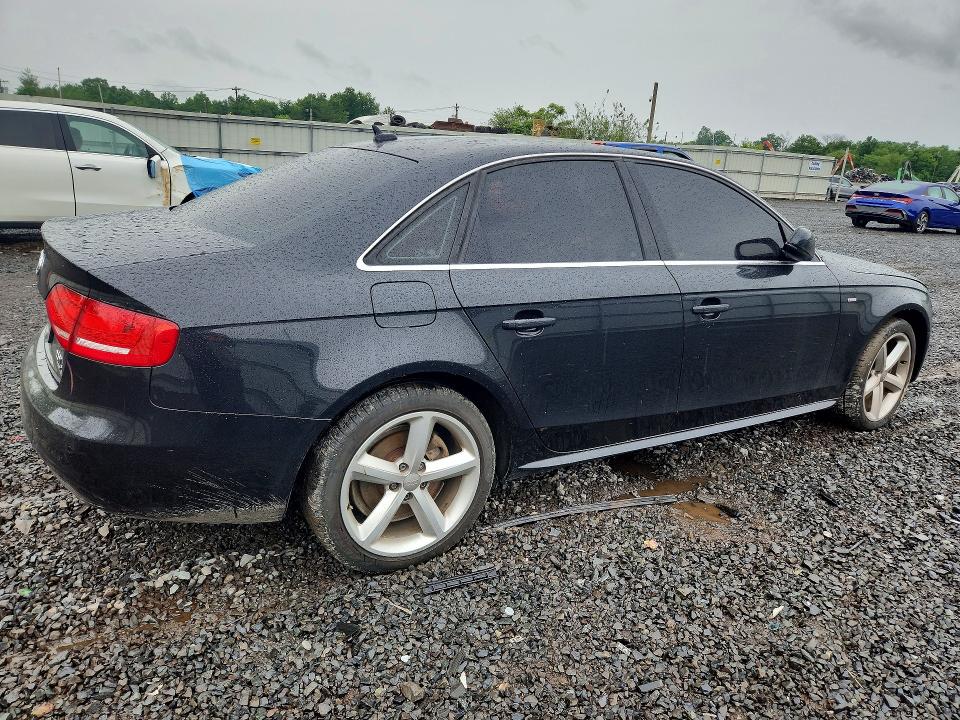 2012 Audi A4 VIN WAUFFAFL5CN014044 COPART salvage auction — WATER/FLOOD, Nj - Cert Of Title-Salvage, sold $450 on 2026-07-17 (photo 3)