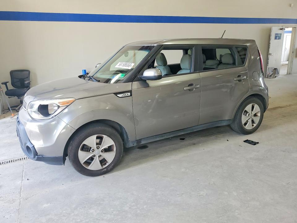 2015 Kia Soul VIN KNDJN2A27F7130424 COPART salvage auction — VANDALISM, Va - Cert Of Title - Salvage, sold $825 on 2026-07-31 (photo 1)
