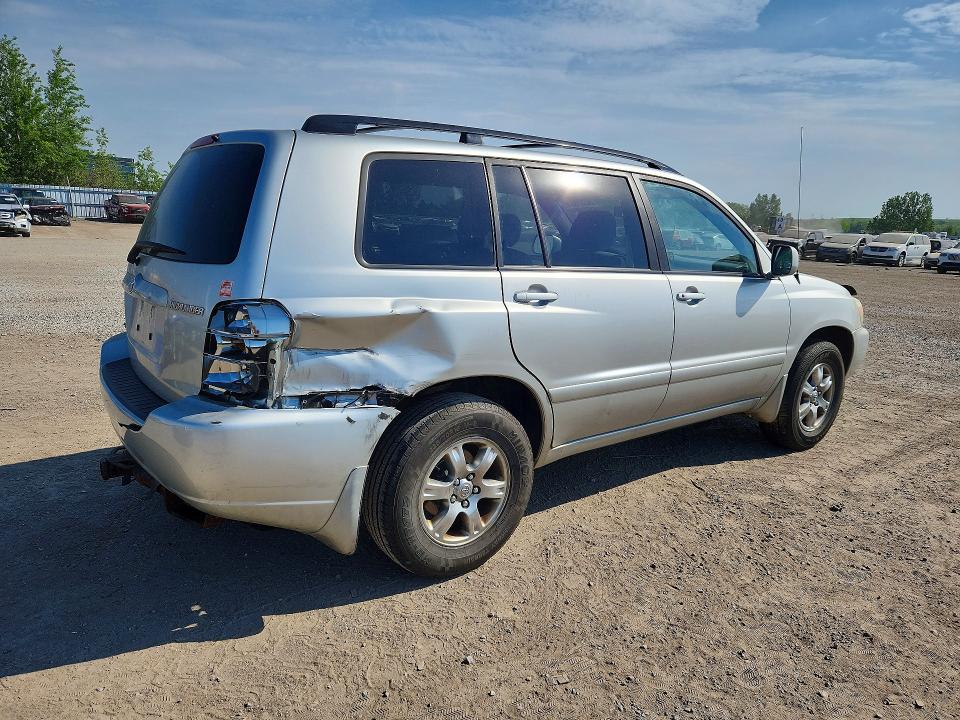 2006 Toyota Highlander VIN JTEEP21AX60138119 COPART salvage auction — REAR END, On - Permit No Brand - Unfit, sold $625 on 2026-07-28 (photo 3)