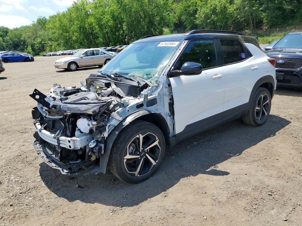 2023 Chevrolet Trailblazer VIN KL79MUSL7PB115815 COPART salvage auction — FRONT END, Ny - Mv-907A Salvage Certificate, sold $3,000 on 2026-07-14 (photo 1)