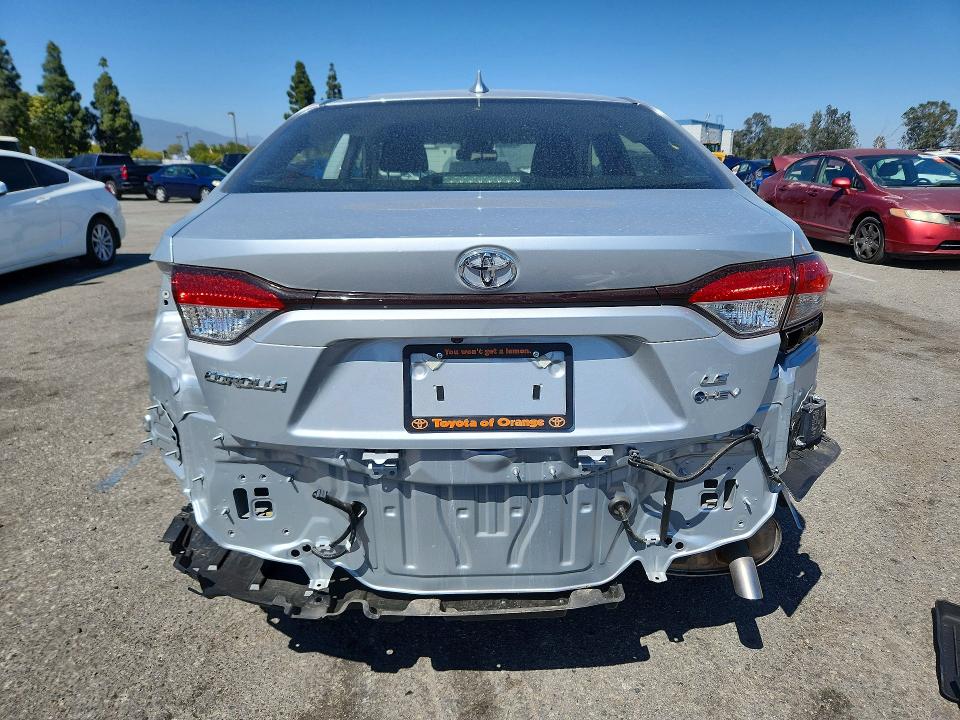 2026 Toyota Corolla VIN JTDBCMFE9T3131358 COPART salvage auction — REAR END, Ca - Salvage Certificate, sold $8,300 on 2026-07-09 (photo 6)