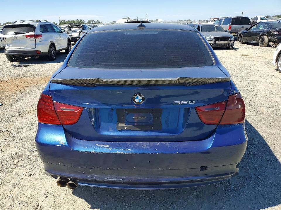 2011 BMW 3er VIN WBAPH5G54BNM79192 COPART salvage auction — FRONT END, Ca - Salvage Certificate, sold $15 on 2026-07-28 (photo 6)