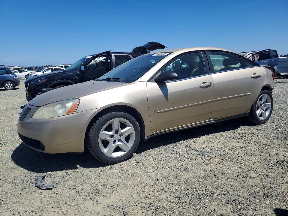 2007 Pontiac G6 VIN 1G2ZG58B774199514 COPART salvage auction — REAR END, CA - SALVAGE CERTIFICATE, sold $100 on 2026-09-01 (photo 1)