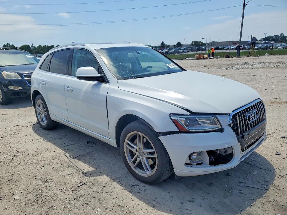 2016 Audi Q5 VIN WA1L2AFP6GA003226 COPART salvage auction — FRONT END, In - Cert Of Title-Salvage Title, sold $3,400 on 2026-07-10 (photo 4)