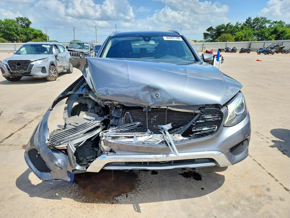 2019 Mercedes-benz Glc VIN WDC0G4JB9K1001058 COPART salvage auction — FRONT END, Tx - Salvage Vehicle Title, sold $175 on 2026-07-27 (photo 5)
