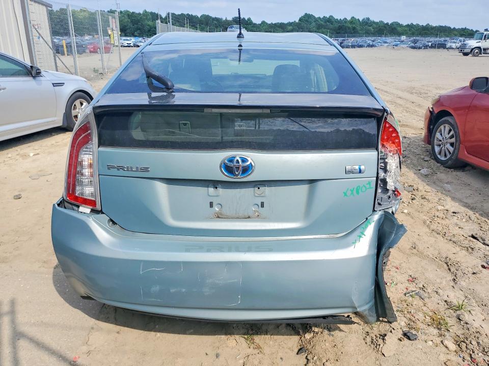2012 Toyota Prius VIN JTDKN3DU3C5406242 COPART salvage auction — REAR END, MD - CERT OF SALVAGE > 75% DAMAGE (P), sold $1,150 on 2026-07-14 (photo 6)