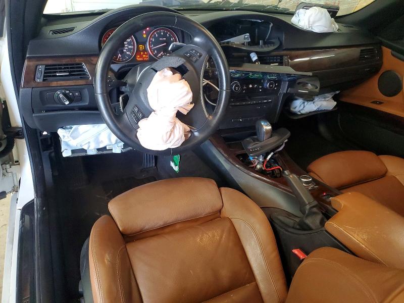 2011 BMW 3 series VIN WBADX7C57BE581321 COPART salvage auction — FRONT END, Tn - Salvage Certificate, sold $900 on 2026-07-30 (photo 8)