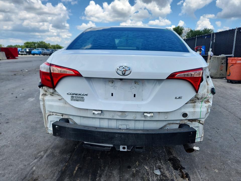 2019 Toyota Corolla VIN 5YFBURHE5KP912634 COPART salvage auction — REAR END, Fl - Cert Of Title Slvg Rebuildable, sold $50 on 2026-07-30 (photo 6)