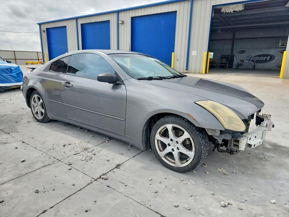 2003 Infiniti G VIN JNKCV54E53M210056 COPART salvage auction — FRONT END, Ca - Salvage Certificate, sold $300 on 2026-07-31 (photo 4)