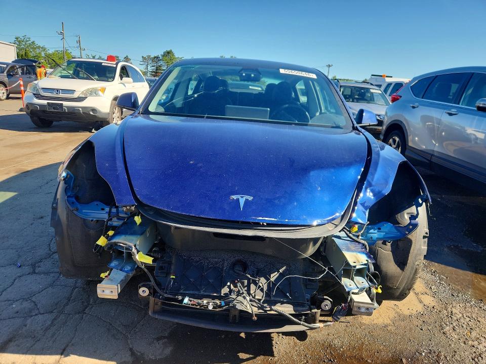 2023 Tesla Model 3 VIN 5YJ3E1EB7PF624968 COPART salvage auction — FRONT END, Ct - Cert Of Title-Salvage, sold $10,100 on 2026-07-10 (photo 5)
