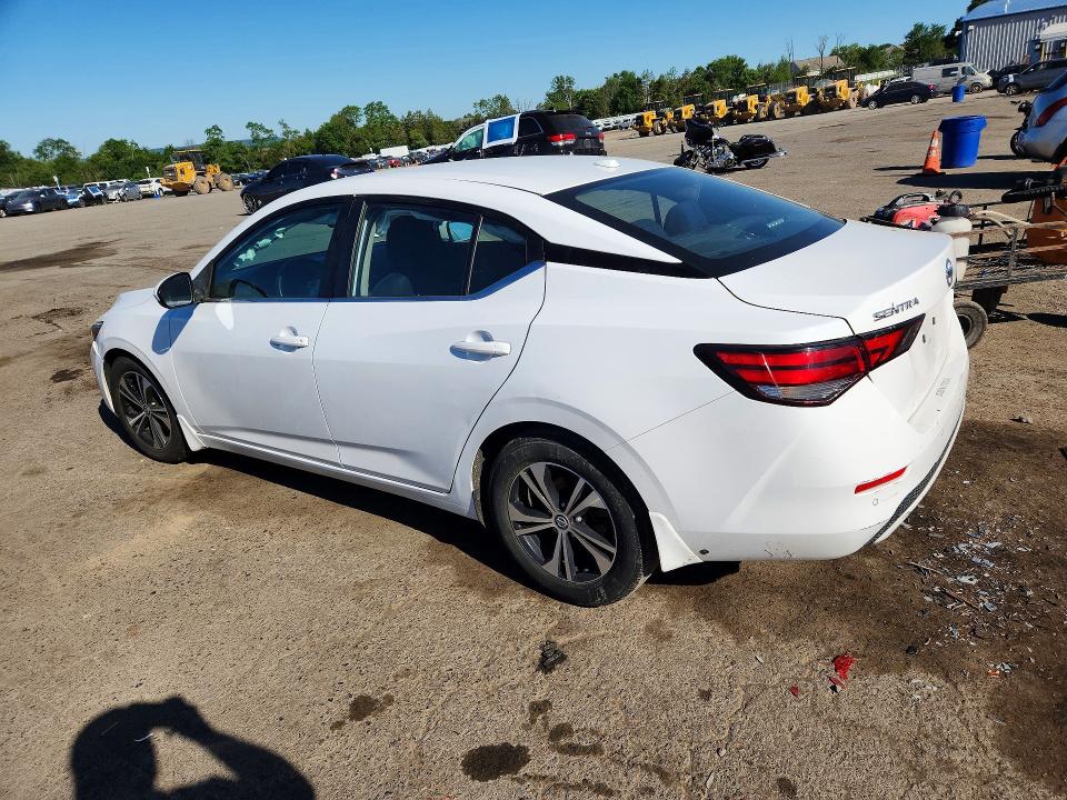 2022 Nissan Sentra VIN 3N1AB8CV8NY224959 COPART salvage auction — FRONT END, Pa - Certificate Of Salvage, sold $2,900 on 2026-07-02 (photo 2)