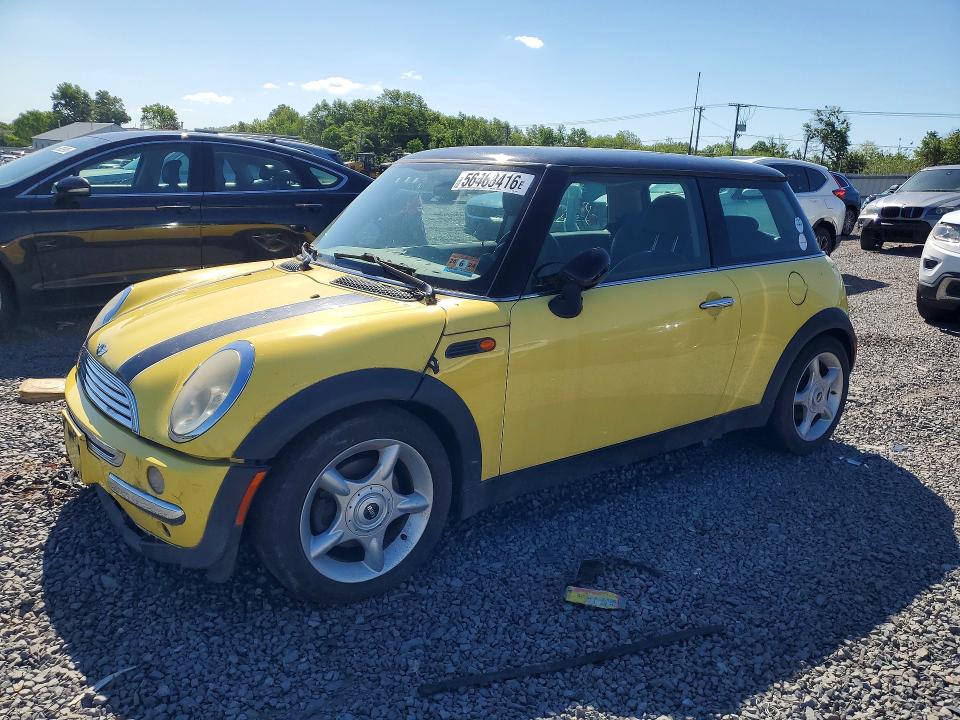 2004 Mini Cooper VIN WMWRC33424TJ59649 COPART salvage auction — MINOR DENT/SCRATCHES, NJ - CERTIFICATE OF TITLE, sold $400 on 2026-07-10 (photo 1)