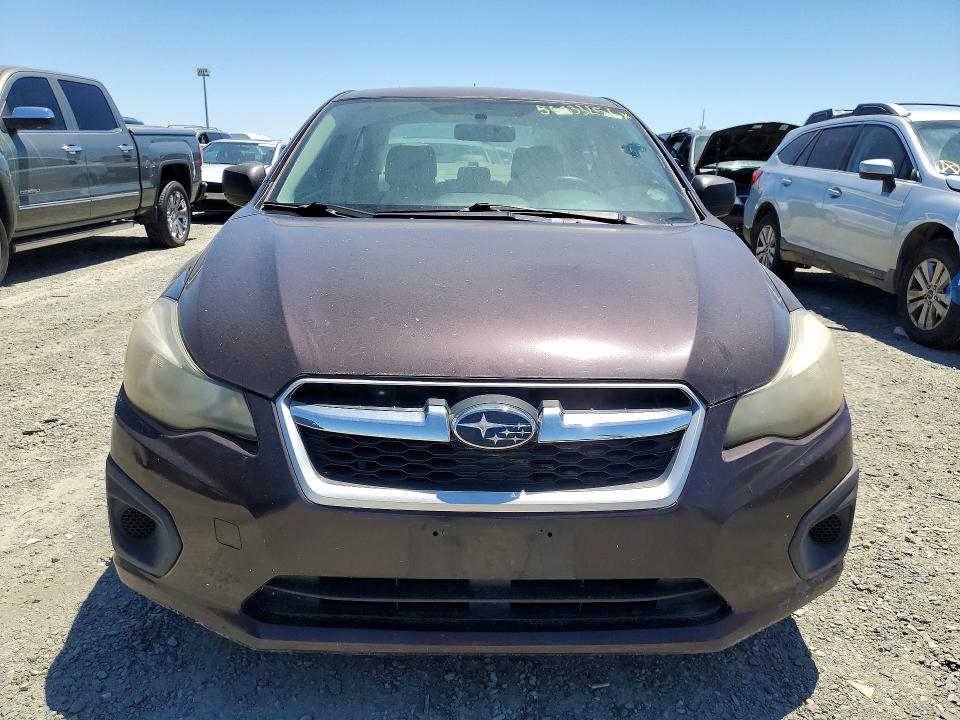 2012 Subaru Impreza VIN JF1GJAA66CH016235 COPART salvage auction — MINOR DENT/SCRATCHES, Wa - Dis/Dlr/Exp Only Clean Title (P), sold $650 on 2026-07-28 (photo 5)