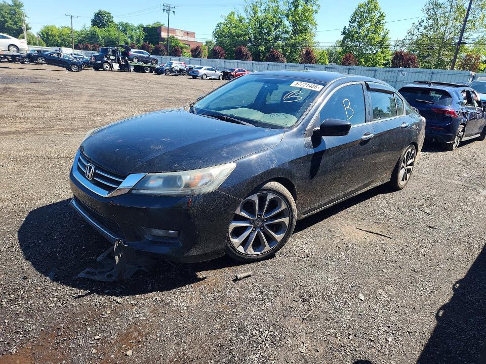 2015 Honda Accord VIN 1HGCR2F58FA089368 COPART salvage auction — MECHANICAL, Ct - Certificate Of Title, sold $1,300 on 2026-07-03 (photo 1)
