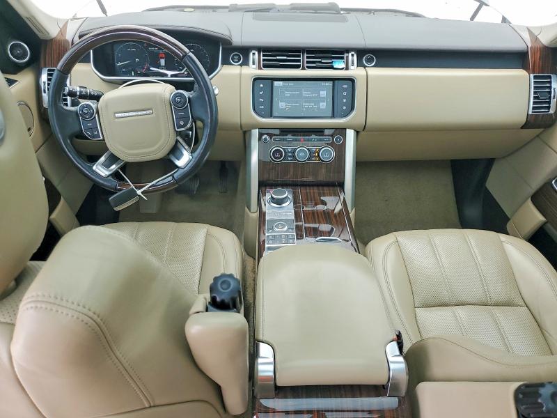 2016 Land rover RANGE ROVER VIN SALGS2PF0GA318857 COPART salvage auction — FRONT END, Ok - Cert Of Title-Salvage, sold $8,800 on 2026-07-06 (photo 8)