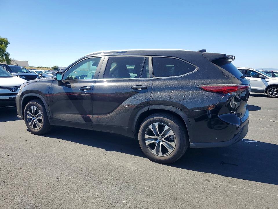 2023 Toyota Highlander VIN 5TDKDRAHXPS044486 COPART salvage auction — SIDE, Ca - Salvage Certificate, sold $16,200 on 2026-07-08 (photo 2)