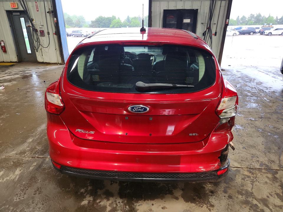 2012 Ford Focus VIN 1FAHP3M21CL255101 COPART salvage auction — REAR END, Il - Salvage Certificate, sold $525 on 2026-07-02 (photo 6)