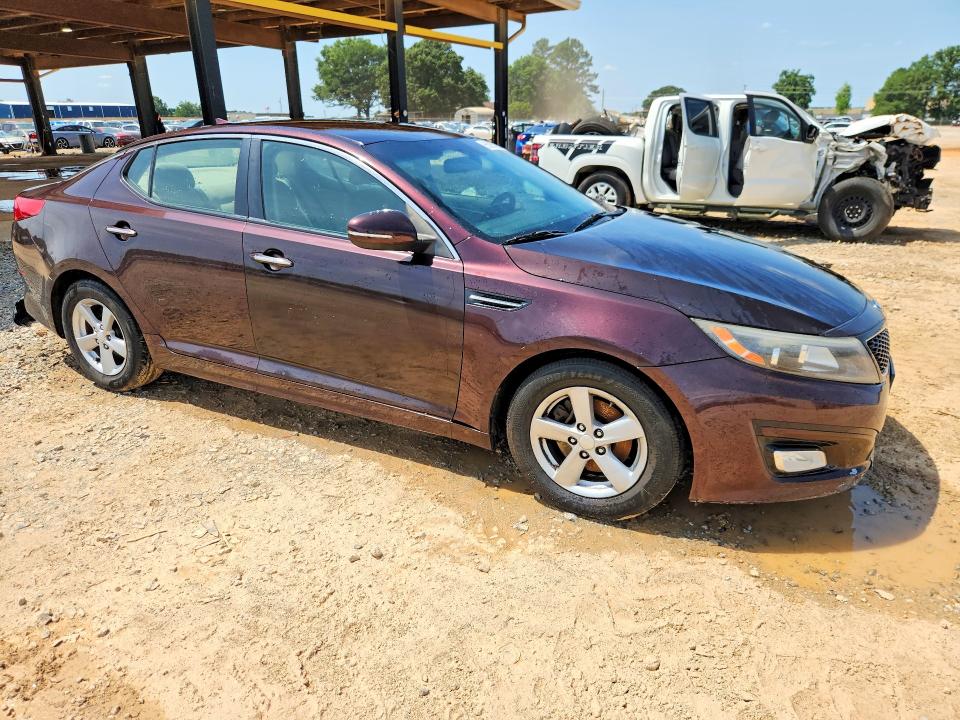 2014 Kia VIN 5XXGM4A79EG259324 COPART salvage auction — REAR END, Ar - Certificate Of Title (P), sold $500 on 2026-07-22 (photo 4)