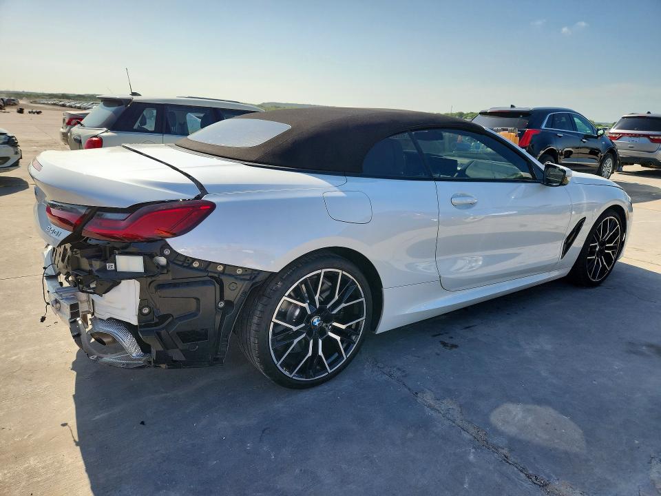 2024 BMW 8er VIN WBADZ2C08RCR21289 COPART salvage auction — REAR END, Tx - Salvage Vehicle Title, sold $28,750 on 2026-07-16 (photo 3)