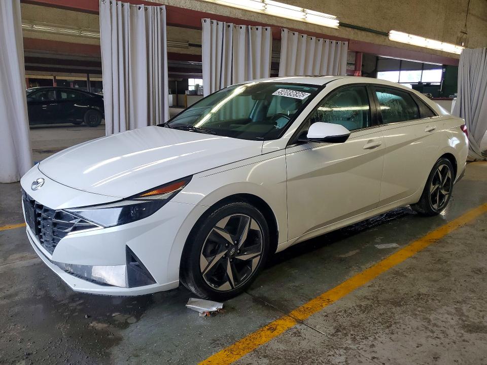 2021 Hyundai Elantra VIN 5NPLP4AG7MH040922 COPART salvage auction — NORMAL WEAR, IL - CERTIFICATE OF TITLE, sold $5,200 on 2026-07-30 (photo 1)