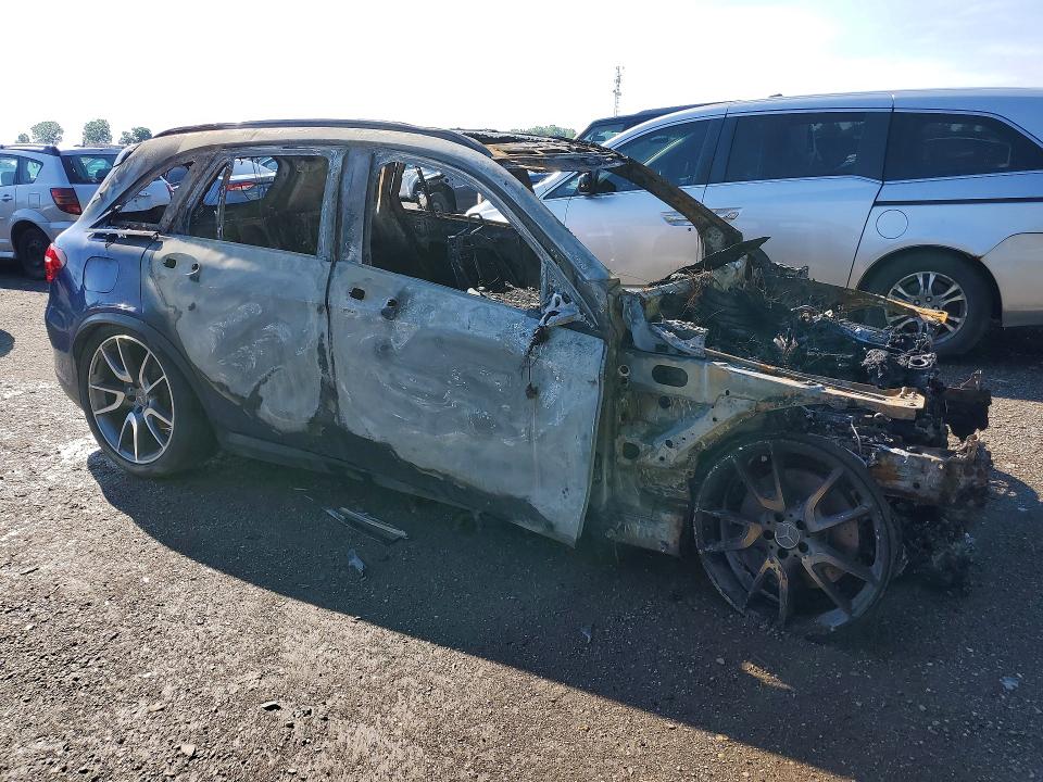 2019 Mercedes-benz Glc class VIN WDC0G6EB4KF666006 COPART salvage auction — BURN, On - Permit Irrepairable, sold $475 on 2026-07-02 (photo 4)