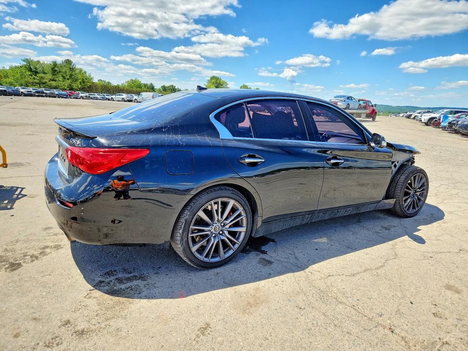 2017 Infiniti VIN JN1FV7AR0HM870968 COPART salvage auction — FRONT END, Pa - Certificate Of Salvage, sold $2,700 on 2026-07-17 (photo 3)