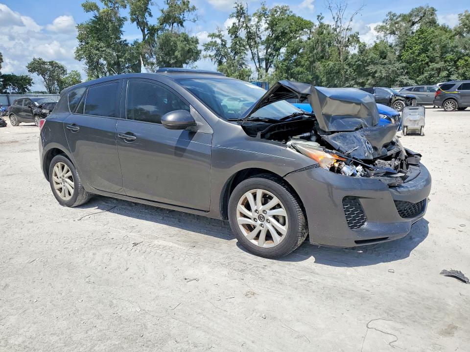 2013 Mazda 3 VIN JM1BL1L74D1835226 COPART salvage auction — FRONT END, Fl - Cert Of Title Slvg Rebuildable, sold $550 on 2026-07-14 (photo 4)