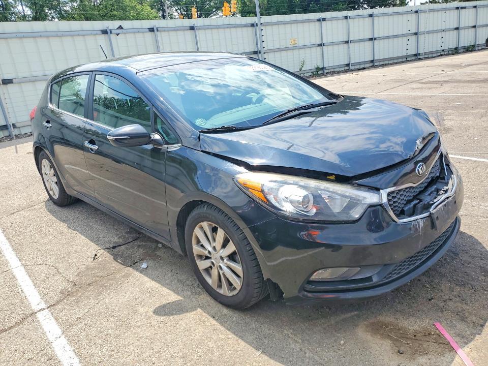 2015 Kia VIN KNAFX5A86F5363953 COPART salvage auction — FRONT END, Oh - Cert Of Title-Salvage, sold $500 on 2026-07-15 (photo 4)