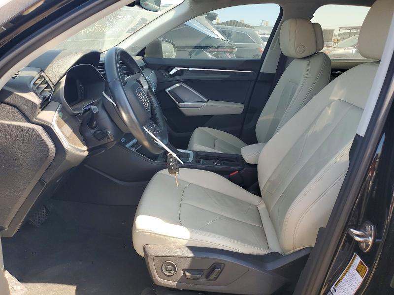 2021 Audi Q3 VIN WA1AUCF3XM1132169 COPART salvage auction — REAR END, Ca - Salvage Certificate (P), sold $6,200 on 2026-07-09 (photo 7)