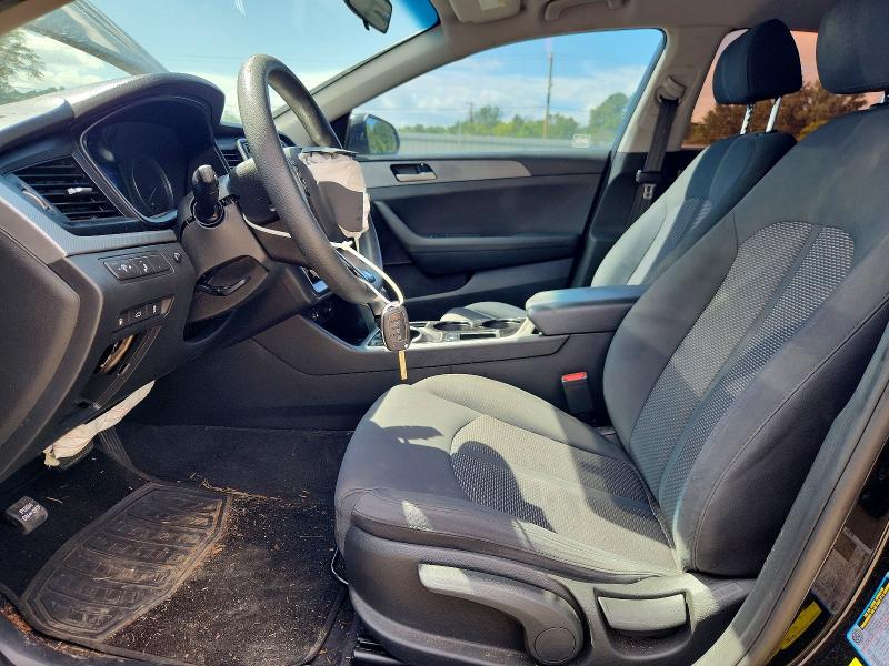 2018 Hyundai Sonata VIN 5NPE24AF0JH653023 COPART salvage auction — FRONT END, La - Cert Of Title-Salvage, sold $2,850 on 2026-07-09 (photo 7)