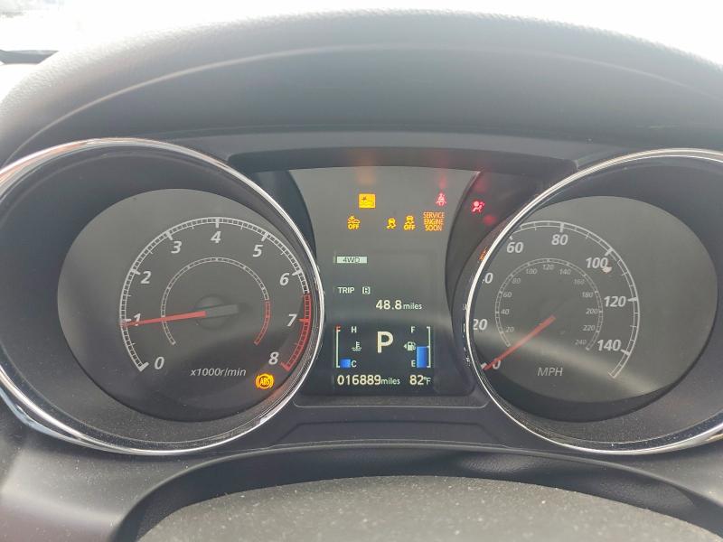 2024 Mitsubishi VIN JA4ARUAU7RU014142 COPART salvage auction — FRONT END, TN - SALVAGE CERTIFICATE (P), sold $3,100 on 2026-07-28 (photo 9)