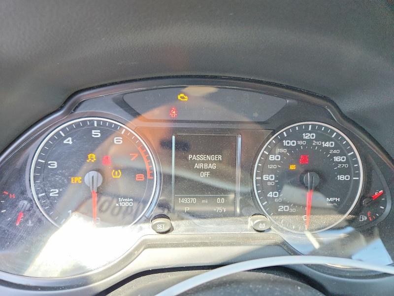 2011 Audi Q5 VIN WA1LFAFP7BA064775 COPART salvage auction — FRONT END, CA - SALVAGE CERTIFICATE, sold $525 on 2026-07-14 (photo 9)